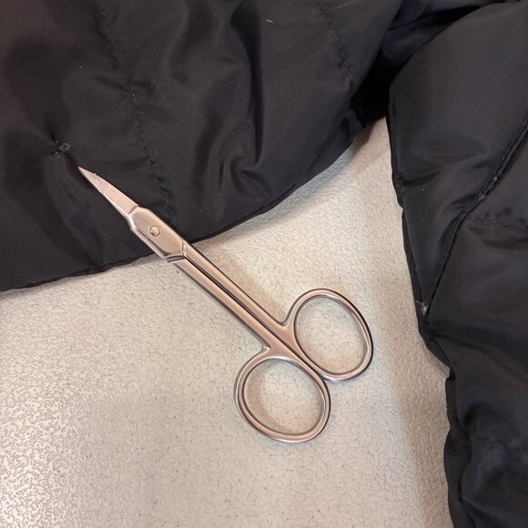 Spyder Prymo Down Filled Puffer Jacket Womens Large Black Zip Front Zip Pockets - Picture 11 of 12